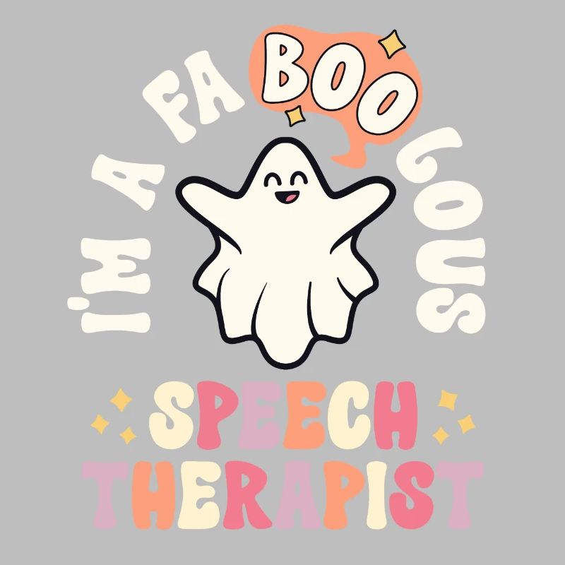 Faboolous Logopäde Halloween SLP Retro