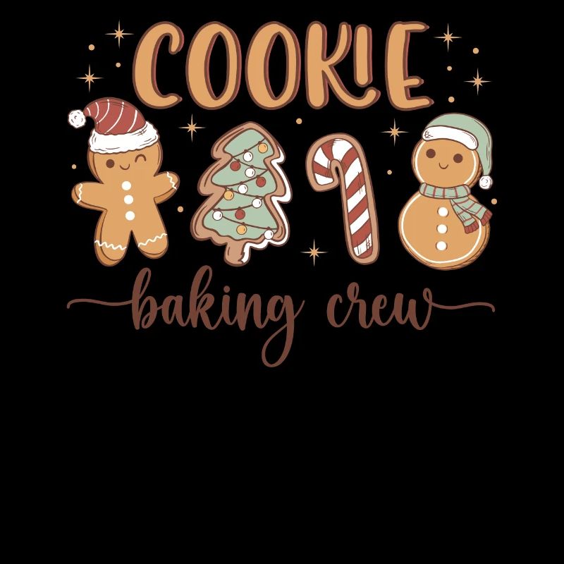 Weihnachtsplätzchen Backen Crew Lustige Lebkuchen