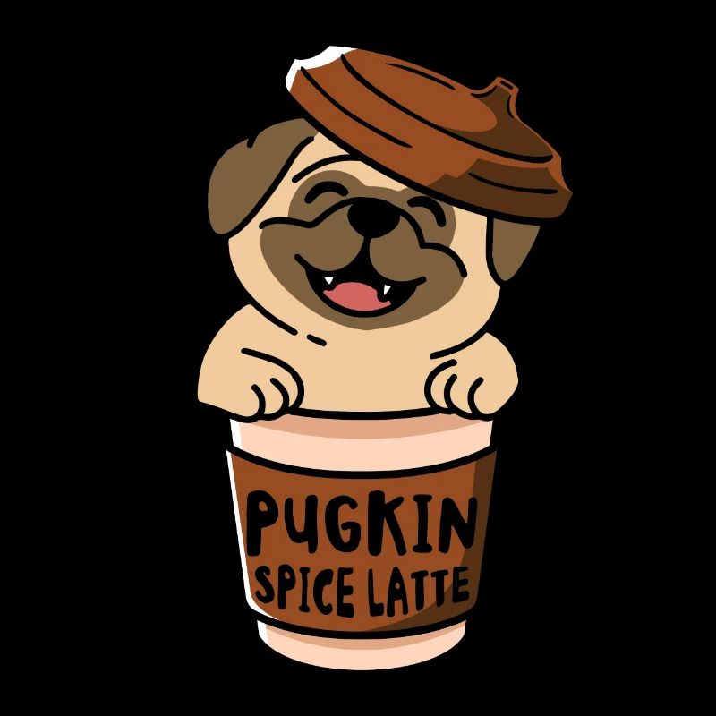 Pugkin Spice Latte Café Citrouille Spice