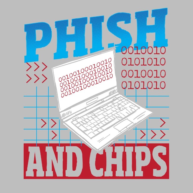 Phish and Chips Hacker Hacking Internet Network