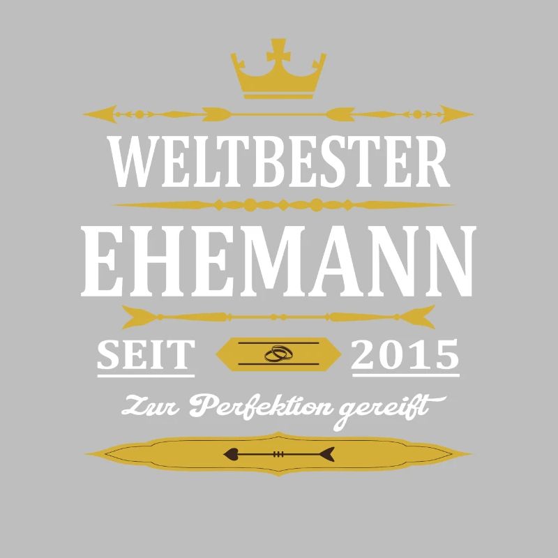 Weltbester Ehemann Seit 2015 Vintage Hochzeitstag