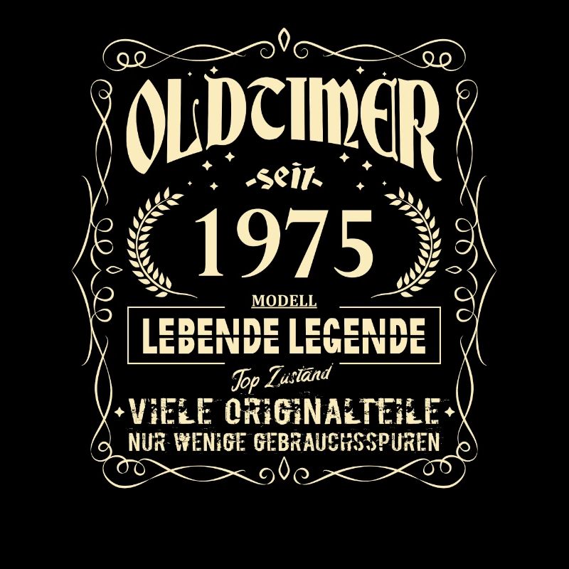 Oldtimer 1975 Geburtstag Lebende Legende Vintage
