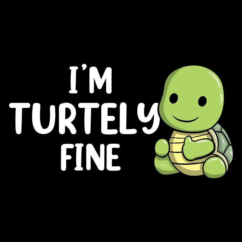 Turtely Fine Funny Turtle Diver