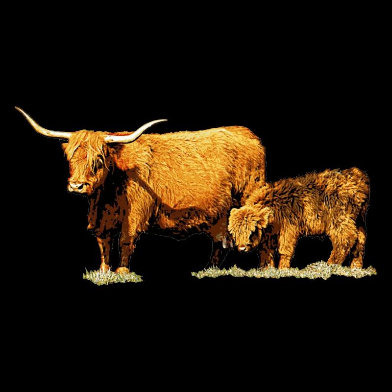 Vache avec veau