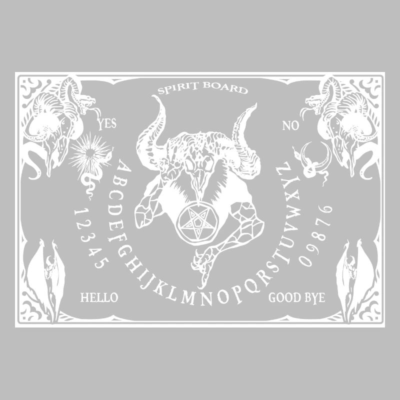 Spirit board & Planchette Halloween Devil