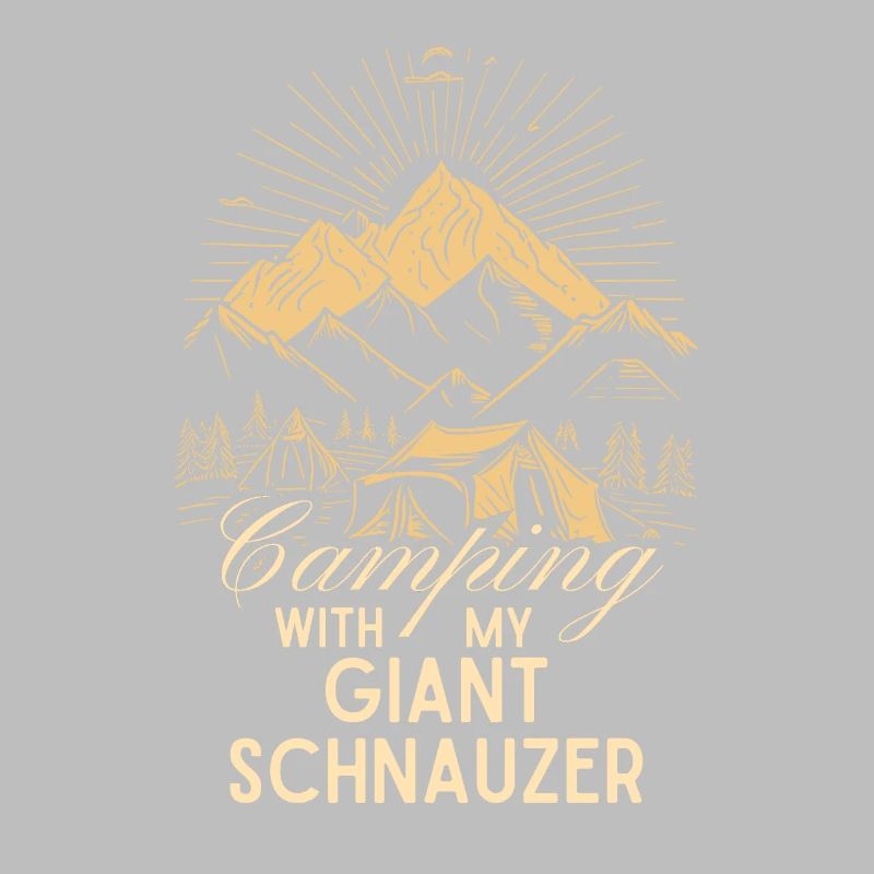 Camping de Schnauzer géant