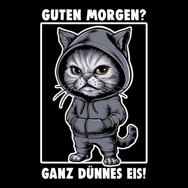 Genervte Katze Lustiges Katzen-Design Spruch