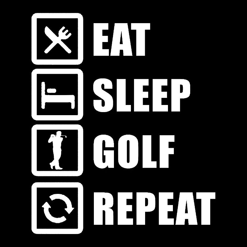 Eat Sleep Golf Repeat Golfspieler