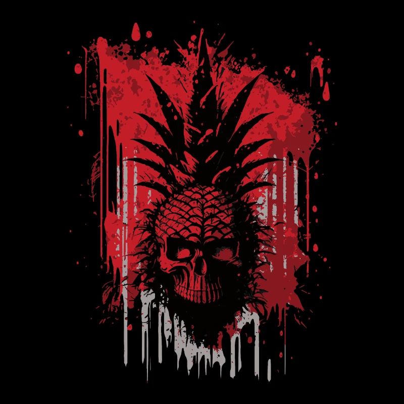 Fruit d’ananas effrayant