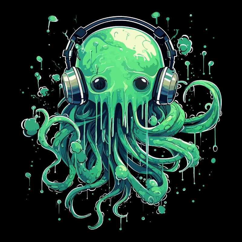 Méduse avec casque