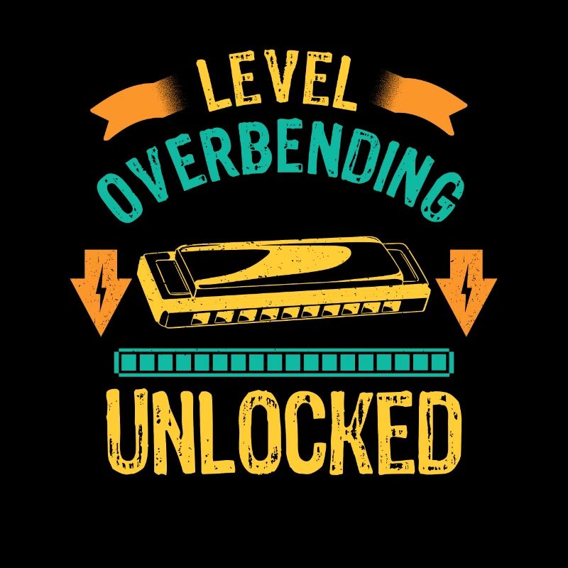 Level Overbending Unlocked Harmonica Player Gift