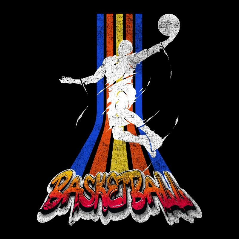 Basketteur Basketteur Dunking Vintage Retro