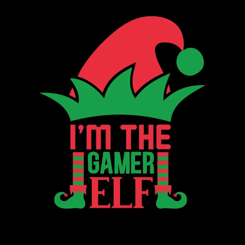 Je suis le Gamer Elfe Temps de Noël