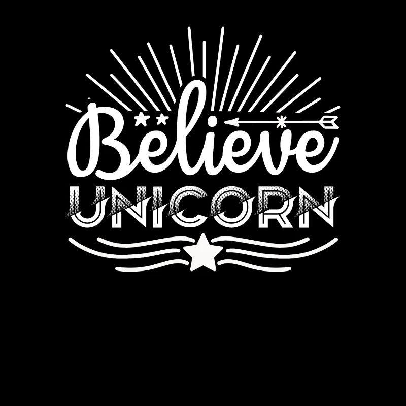 Glaube an Einhörner Unicorn
