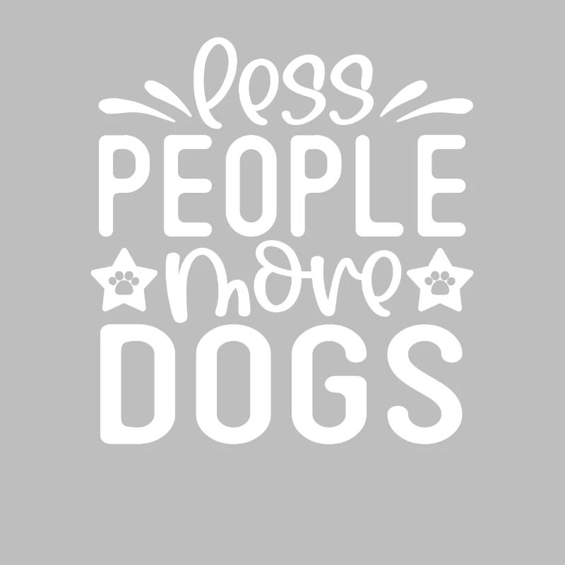 Moins de gens plus de chiens