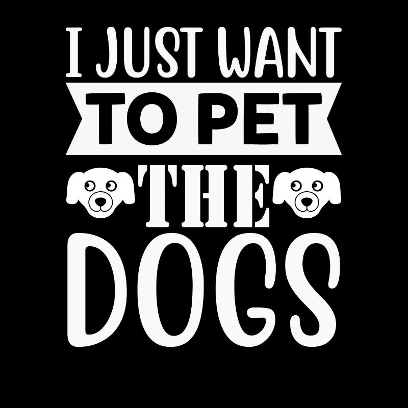 Je veux juste caresser les chiens