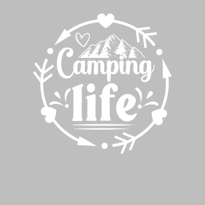 Camping Leben Wandershirt