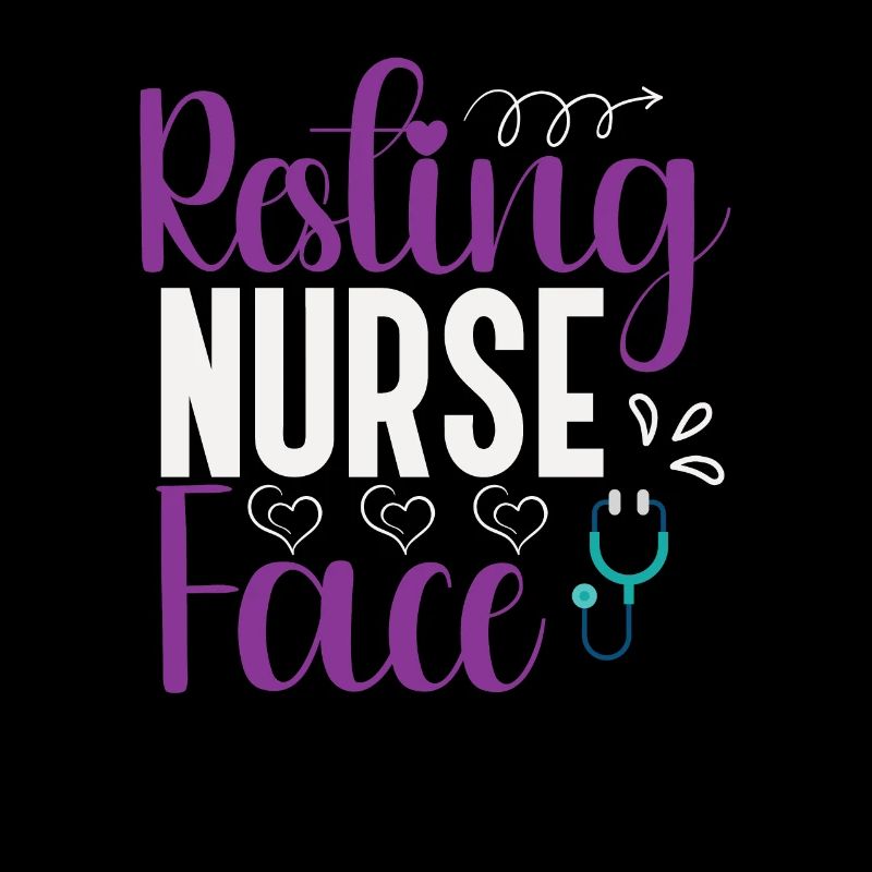 Visage d’infirmière au repos