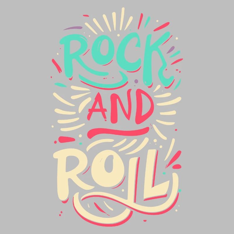Rock And Roll Rock Statement Motto