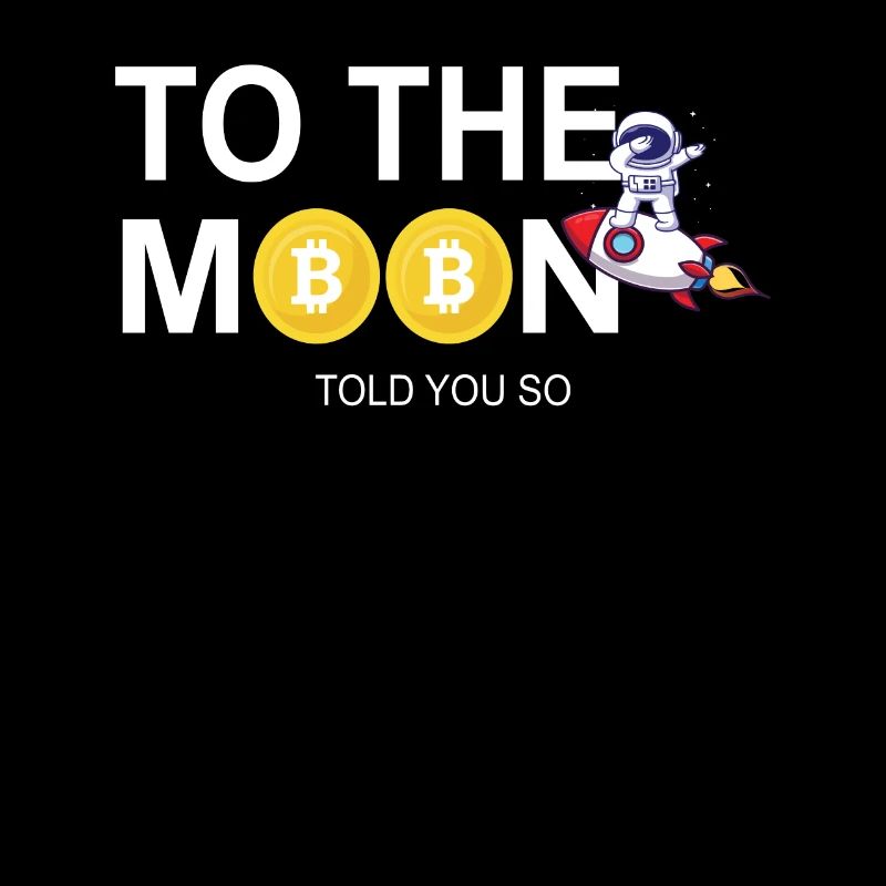 Graphique Bitcoin vers la Lune