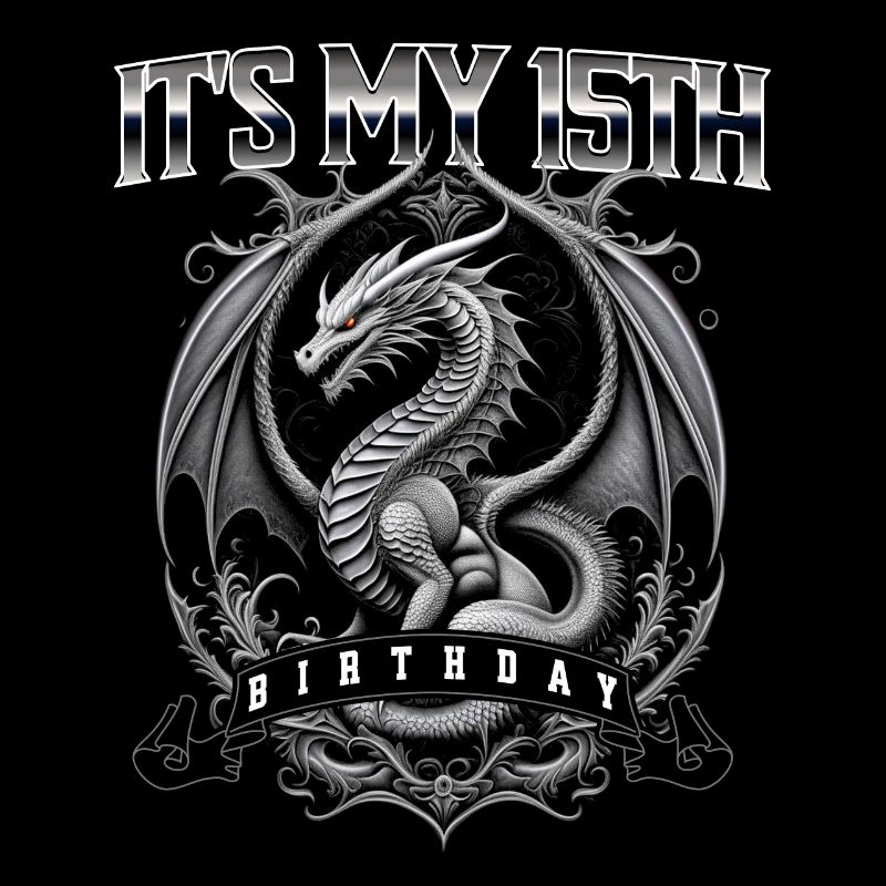 Drache 15. Geburtstag Drachen
