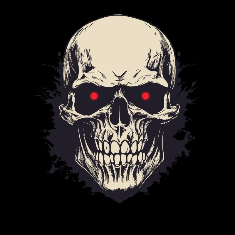japanisch Damon art face Skull devil oni harajuku