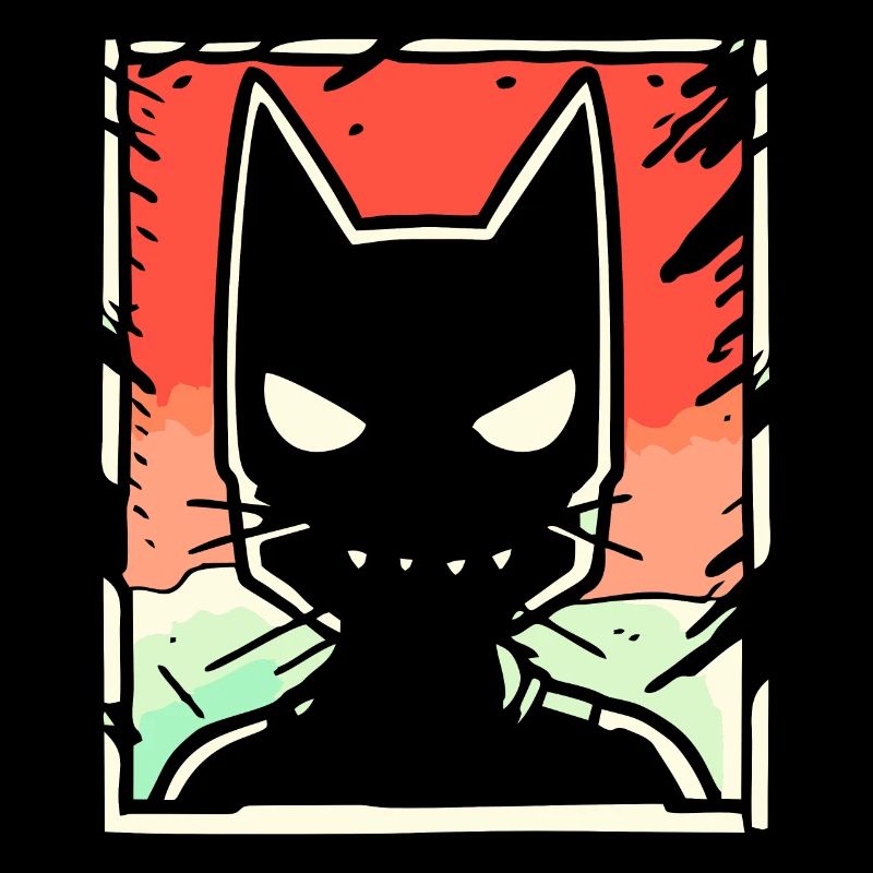 Cartoon Shadow Cat