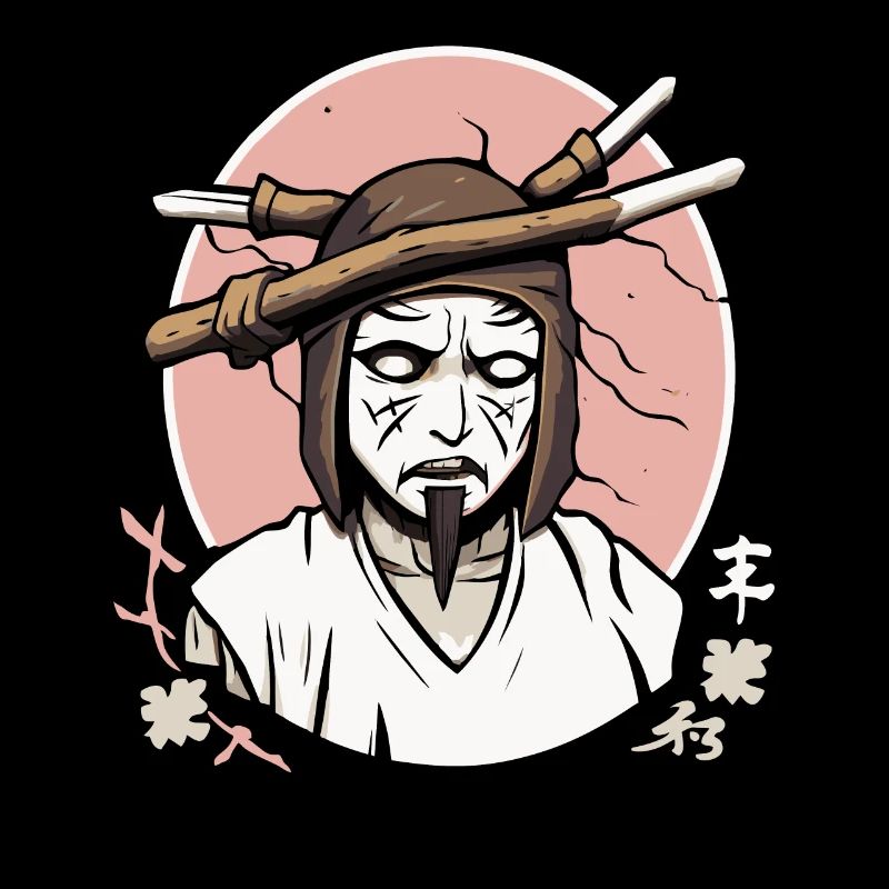 Sakura Blossoms Japan Ghosts Zombie