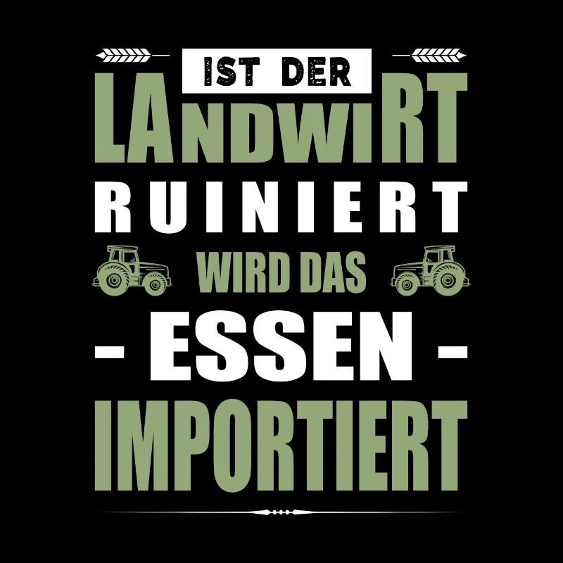 Landwirt Ruiniert Wird Das Essen Importiert Bauer