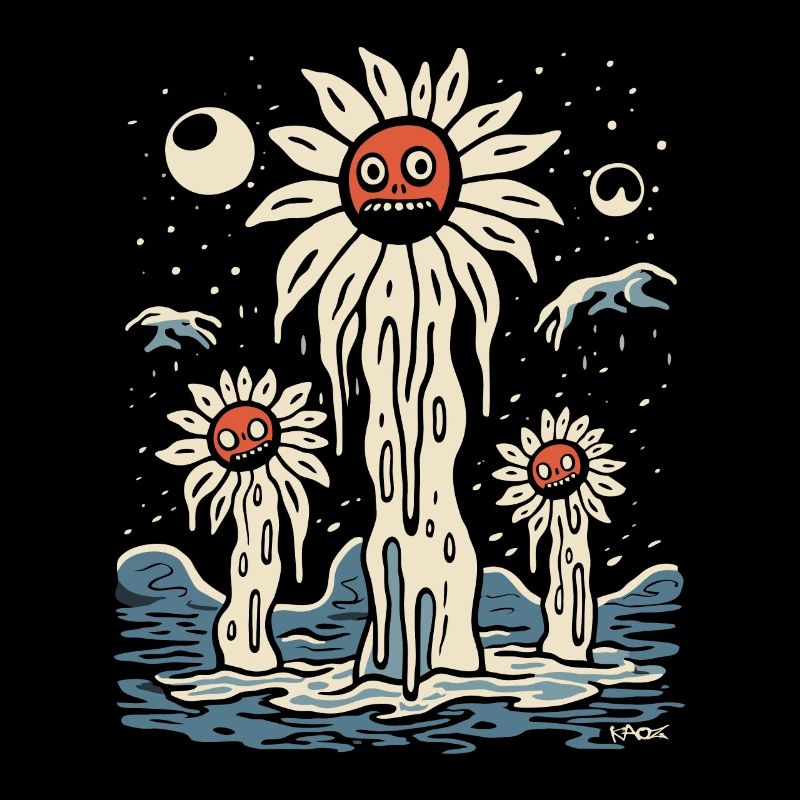 Anxious Night Sunflowers