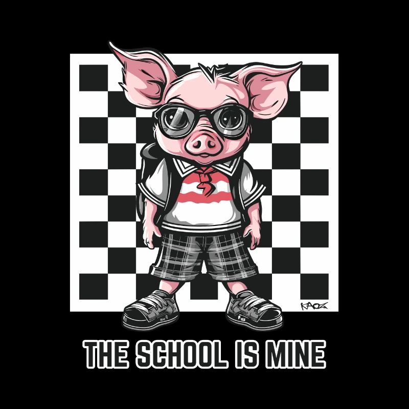 L’école est à moi : cochon drôle et ringard