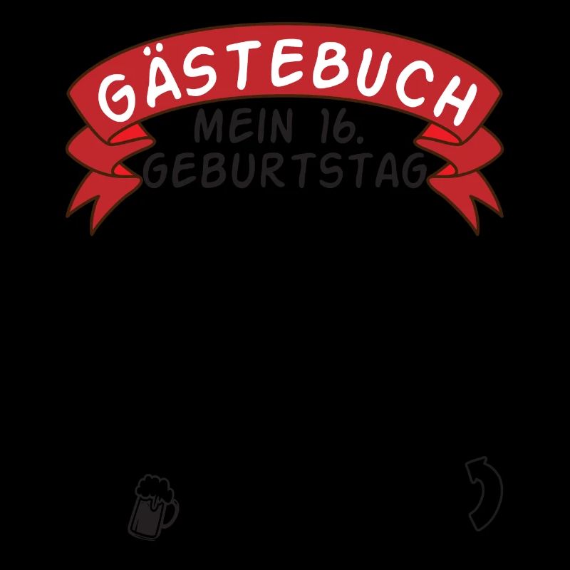 Gästebuch Mein 16. Geburtstag Geschenkidee