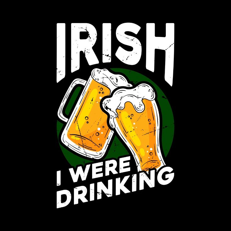 Irish I Were Celebrating Cheers Graphic