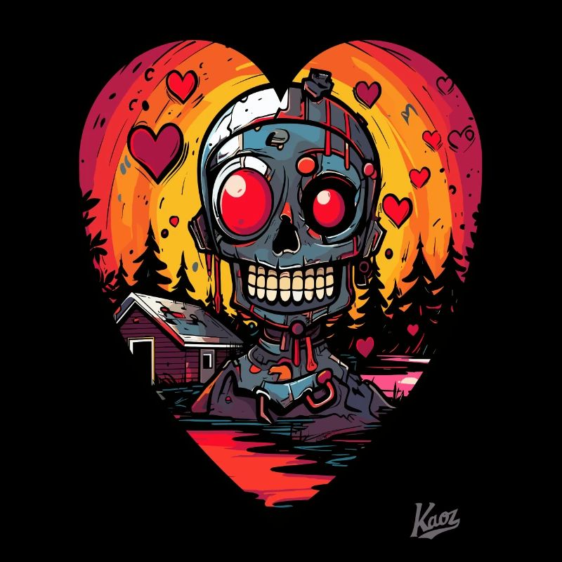 A heart for camping swamp cyborg robots