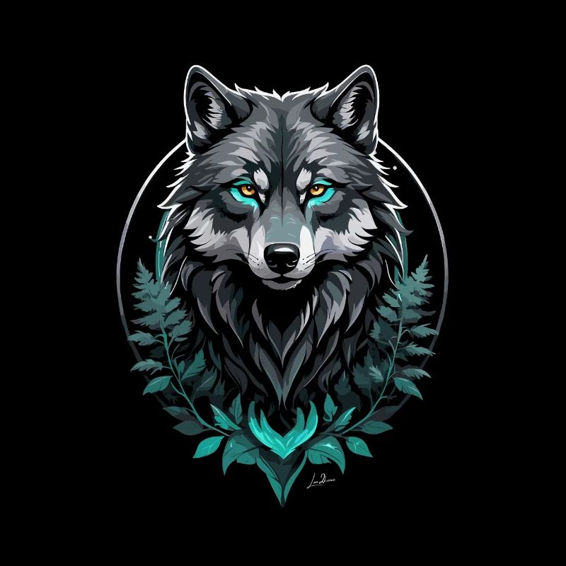 Loup arctique forestier
