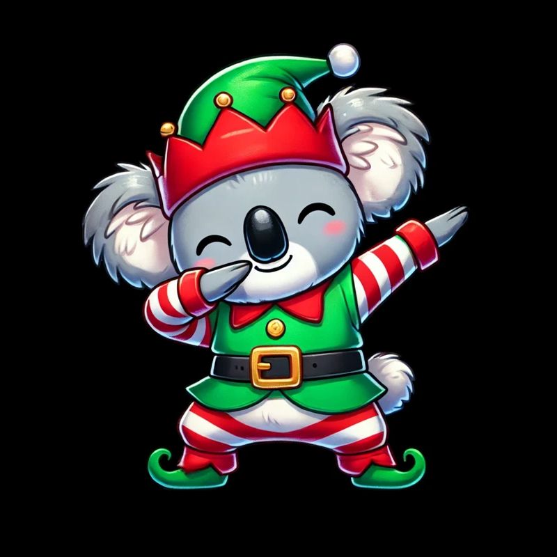 Weihnachten Koala Elf Funny Koala Lover