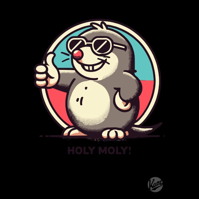 Sacré Moly ! Pouce levé de la taupe aveugle