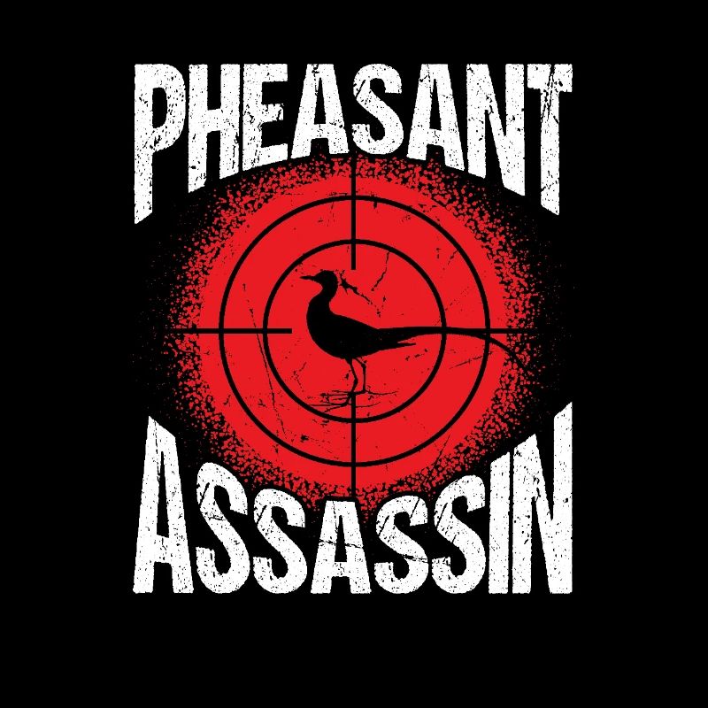 Faisan Assassin Conception de chasse audacieuse