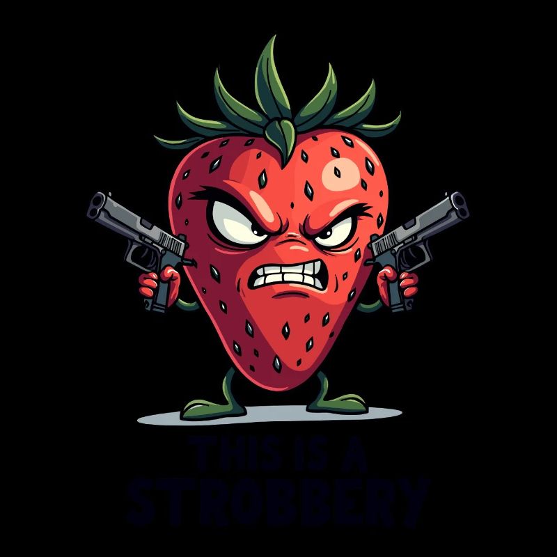 This Is A Strobbery – Lustige Erdbeer Gangster