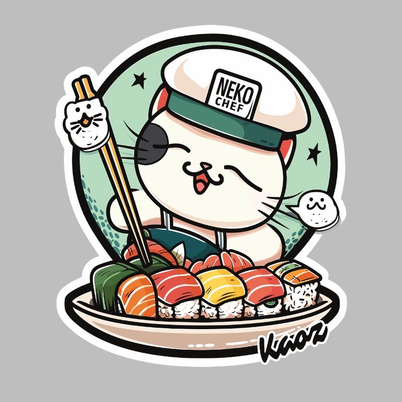 Neko Sushi Chef – Funny Cat Kitchen