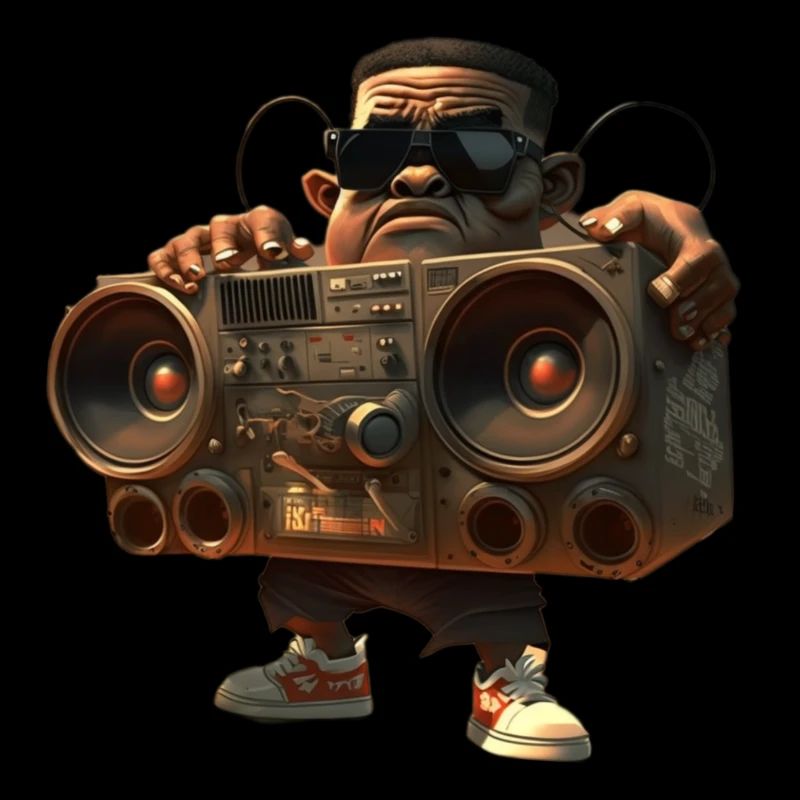 Hip-Hop avec Ghettoblaster