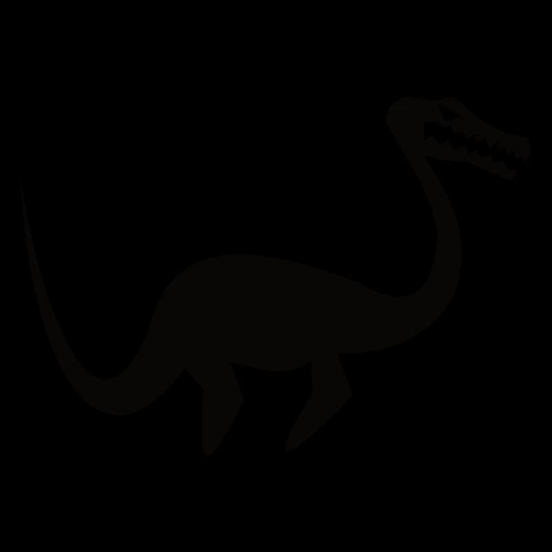 cool plesiosaurus silhouette design