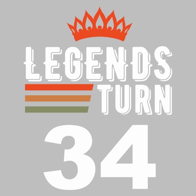 Legenden werden 34, 34 Geburtstag