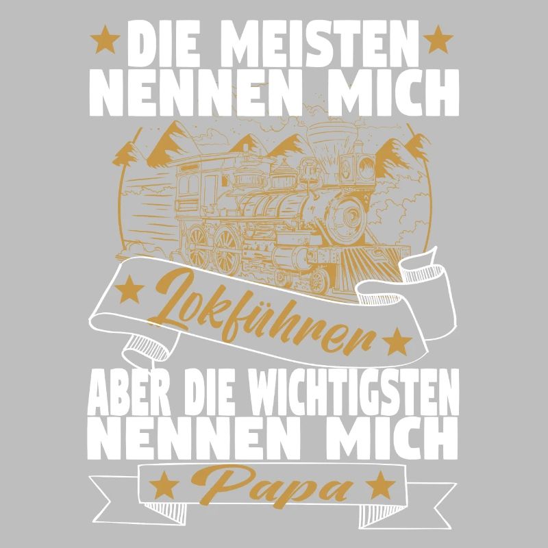 Dampflok Lokführer Eisenbahner Eisenbahn Vater