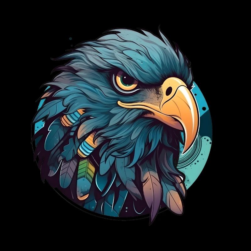 Eagle Raven Crow Vector Image