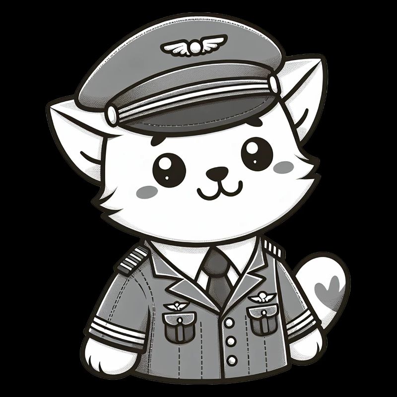 Cute Cat Pilot