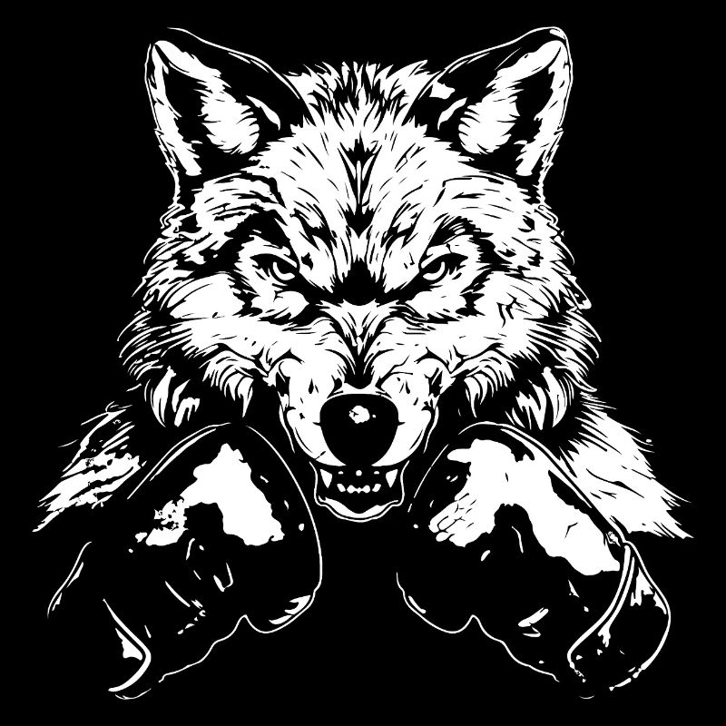 Wolf Boxing Fighter MMA