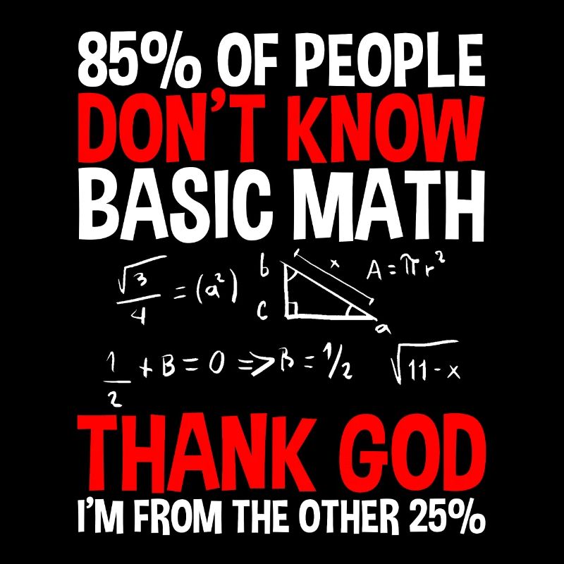 85% des gens ne connaissent pas les mathématiques de base 4
