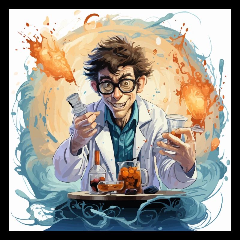 Le singe de laboratoire de caféine