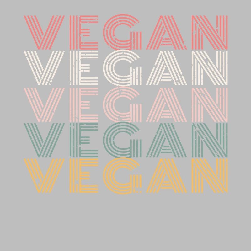 Vegan Grid Gradient Pattern